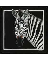 Dolce & Gabbana - Zebra-Print Twill Scarf (70 X 70) - Lyst
