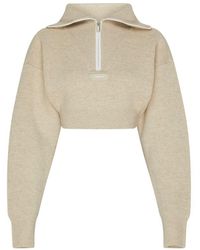 Coperni - Boxy Half-zip Sweater - Lyst