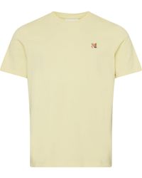 Maison Kitsuné - T-Shirt mit Patch Fox Head - Lyst