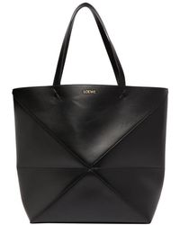 Loewe - Großer Shopper Puzzle Fold - Lyst