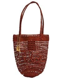 Chloé - Summer Banana Small Raffia Tote Bag - Lyst