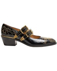 Chloé - Verzierte Mary-Jane-Pumps Susanna 40 Aus Leder - Lyst