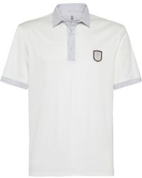 Brunello Cucinelli - Polo With Tennis Badge - Lyst