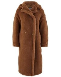Max Mara Teddy Camel Wool Coat - Brown