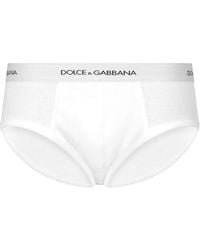 Dolce & Gabbana - Fine-rib Cotton Brando Briefs - Lyst