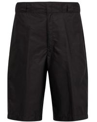 Short ReNylon Prada pour homme en coloris Noir Homme Vêtements Shorts Shorts casual 