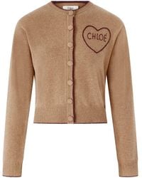 Chloé - Buttoned Cardigan - Lyst
