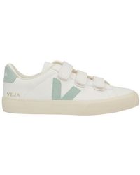 Veja Recife Logo Chromefree Leather Sneakers in White - Lyst