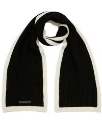 JW Anderson Knitted Long Scarf - Black