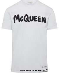Alexander McQueen - MC Queen Graffiti T -Shirt - Lyst