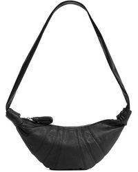 Lemaire - Kleine Tasche Aus Genarbtem Leder Croissant - Lyst