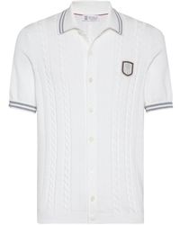 Brunello Cucinelli - Shirt With Tennis Badge - Lyst