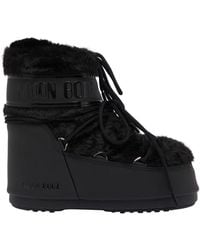 Moon Boot - Bottines Basses En Fausse Fourrure Icon - Lyst