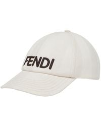 Fendi - Baseball Cap With Semi-Stiff Peak - Lyst