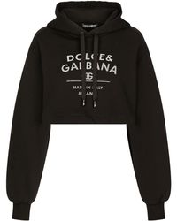 Dolce & Gabbana - Sweat à capuche en jersey - Lyst