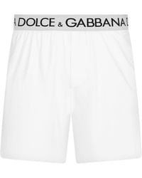 Dolce & Gabbana - Two-Way Stretch Cotton Boxer Shorts - Lyst