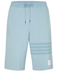 Thom Browne - 4-Bar Double Face Shorts - Lyst