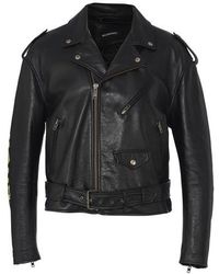 Balenciaga Leather jackets Men - Up to 40% off at Lyst.com