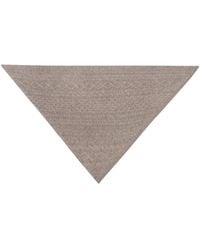 Bompard - Printed Cashmere Triangle Scarf - Lyst