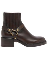 Chloé - Stiefel Mit Schnalle Dakota - Lyst