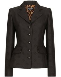 Dolce & Gabbana - Quilted Jacquard Dolce Jacket - Lyst