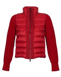 Moncler Pull en laine - Rouge