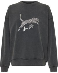 Anine Bing - Spencer Sweatshirt Printed Leopard - Lyst