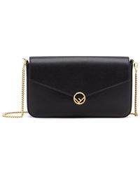 Fendi Wallet On Chain With Pouches - Black