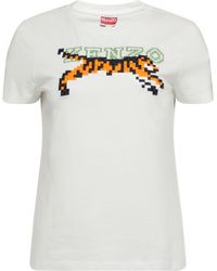 KENZO - T-Shirt Pixel Classic Fit - Lyst
