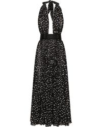 Dolce & Gabbana - Wadenlanges Kleid aus Chiffon - Lyst