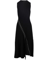 Alexander McQueen Asymmetric Dress - Black