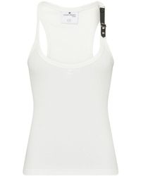 Courreges - Holistic Buckle 90's Rib Tank Top - Lyst