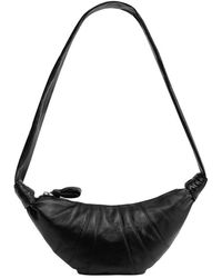 Lemaire - Kleine Tasche Aus Glattleder Croissant - Lyst