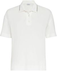 Brunello Cucinelli - Pique Polo Shirt - Lyst