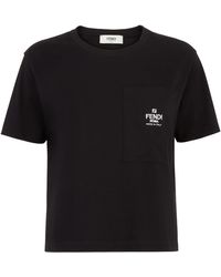 Fendi - T-shirt à logo imprimé - Lyst
