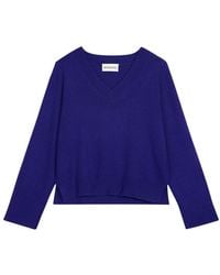 Bompard - Weiter V-Pullover Aus Seide Und Kaschmir - Lyst