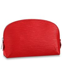 Louis Vuitton Cosmetic Pouch Pm - Red