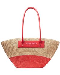 Jimmy Choo - Beach Basket Tote Bag - Lyst