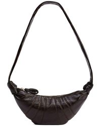 Lemaire - Kleine Tasche Aus Glattleder Croissant - Lyst