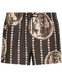 Dolce & Gabbana - Short Coin Print Swim Shorts - Lyst