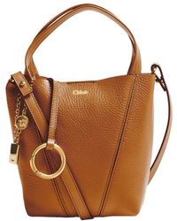 Chloé - Small Chloé Spin Tote Bag - Lyst
