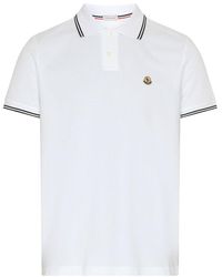 Moncler - Short-Sleeved Polo Shirt With Logo - Lyst