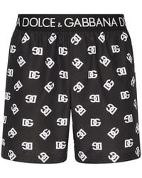 Dolce & Gabbana - Mid-Length Swim Trunks - Lyst