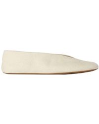 The Row - Flache Leder-Ballerinas Two - Lyst