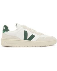 Veja - V-90 Leather Low Top Sneakers - Lyst