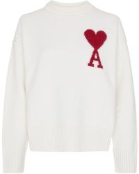 Ami Paris - Ami De Coeur Sweater - Lyst