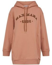Femme Vêtements Articles de sport et dentraînement Sweats à capuche Milord hoodie Max Mara en coloris Gris 