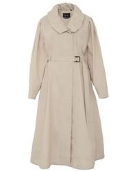 Womens Clothing Coats Raincoats and trench coats Isabel Marant Neutral Crisley Belted Trench Coat in Natural 