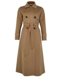 Max Mara - Sem Long Belted Coat - Lyst