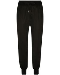 Dolce & Gabbana - Technical Jersey Jogging Pants With Tag - Lyst